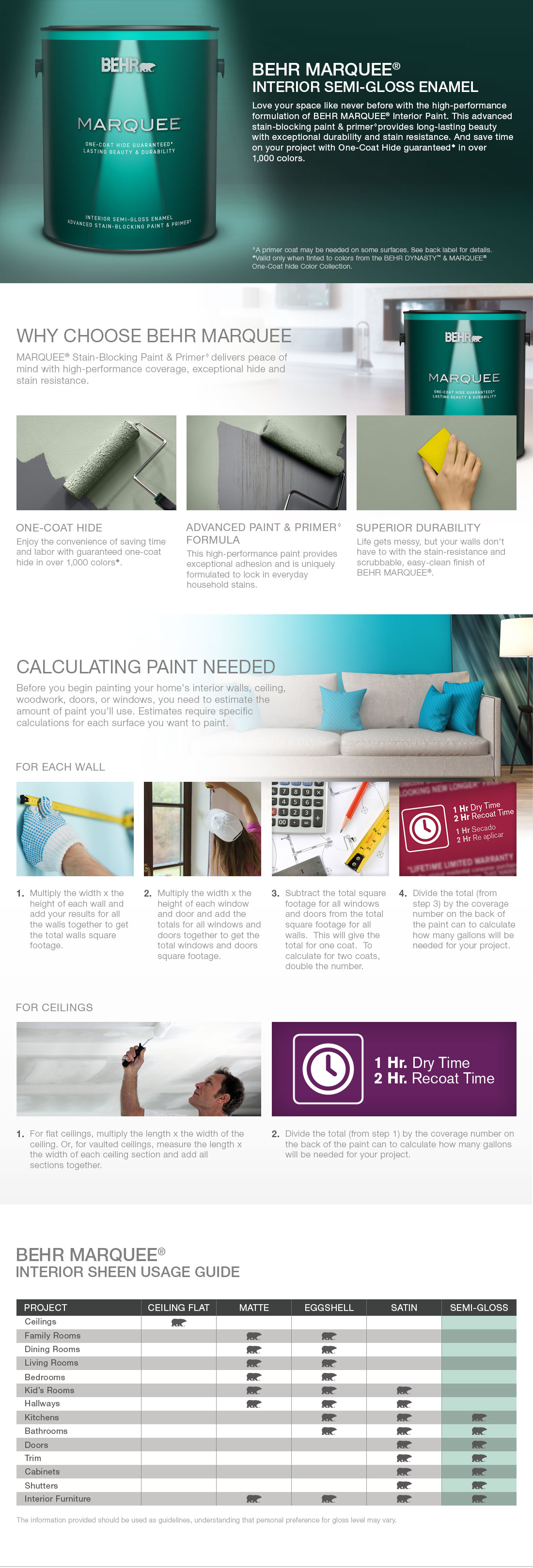 BEHR MARQUEE 1 gal. N3401 Light Granite SemiGloss Enamel Interior